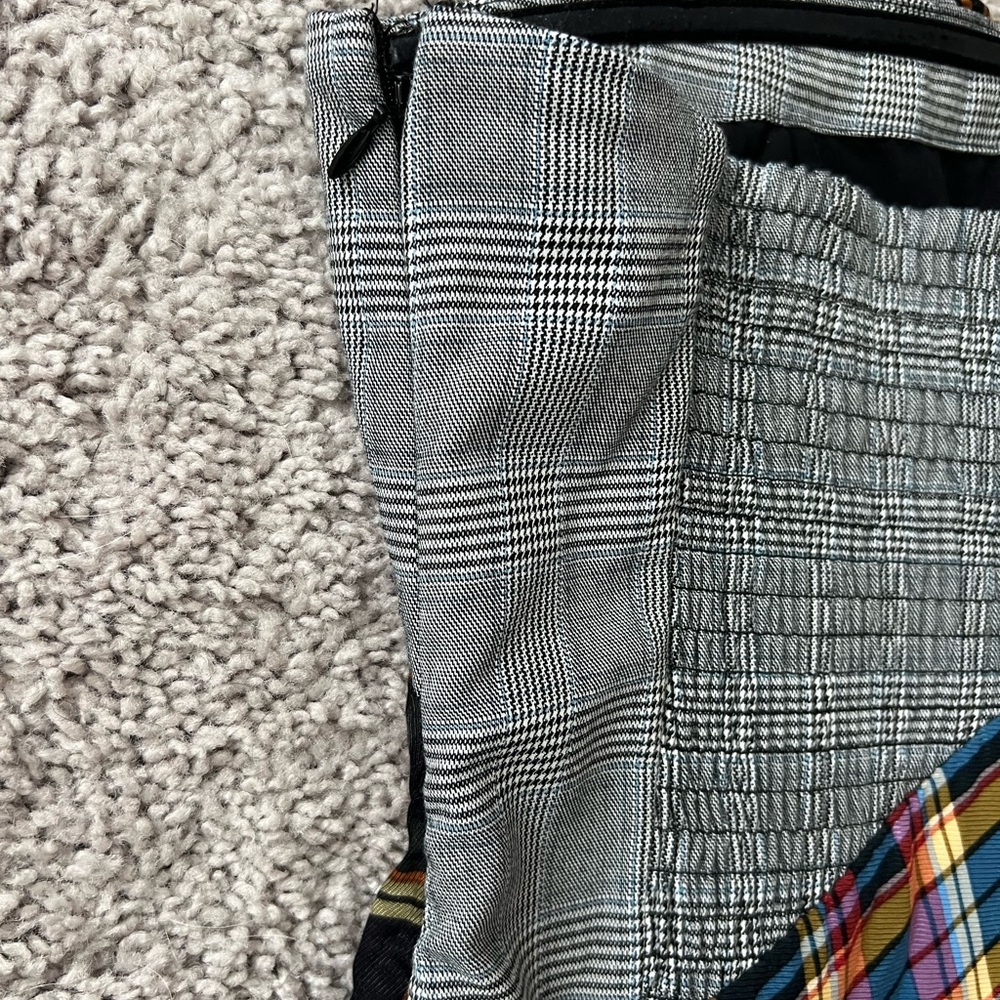 NWT Maeve Anthropologie Plaid Strapless Maxi Dress XXS - Picture 10 of 12